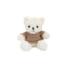 10" white teddy bear plush stuffed animal with sweater