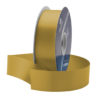 gold waterproof poly-satin ribbon 1.375in