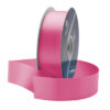 hot pink waterproof poly-satin ribbon 1.375in