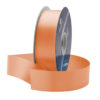 peach waterproof poly-satin ribbon 1.375in