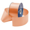 peach waterproof poly-satin ribbon 2.75in