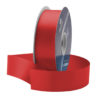 red waterproof poly-satin ribbon 1.375in