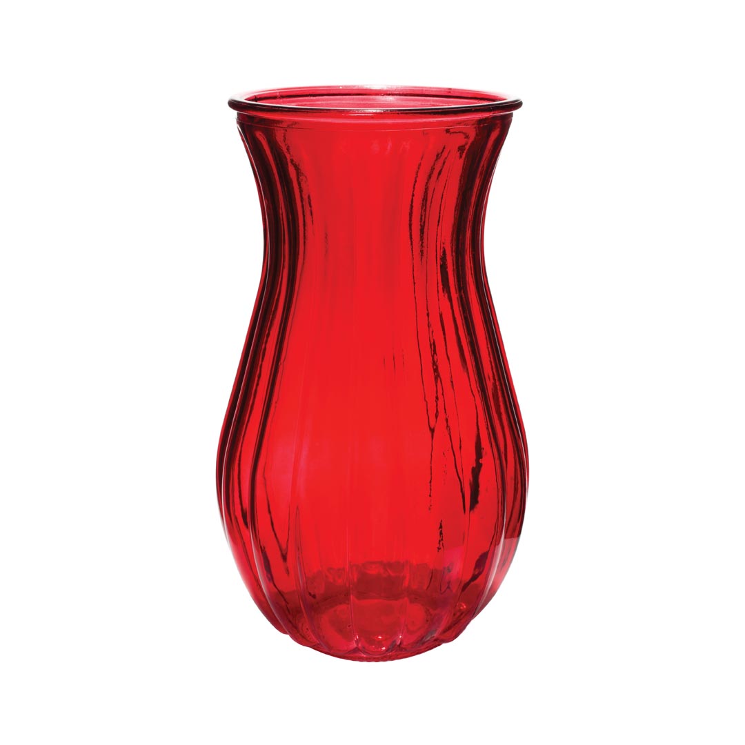 Red Urn Vase, 9